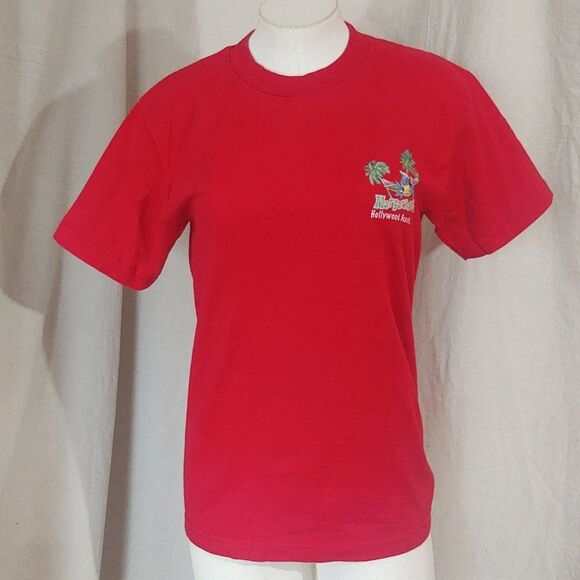 Jimmy Buffett Margaritaville Hollywood FL Parrothead Tee Shirt - Red -Sm… - Picture 1 of 7